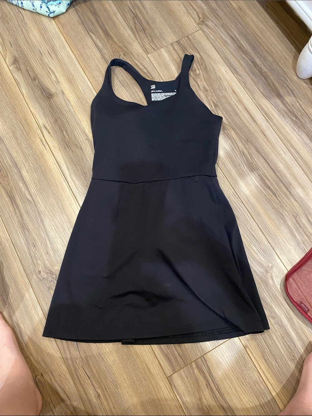 all in motion Black Racerback Active Top